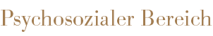 Psychosozial